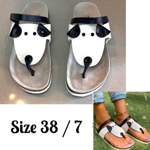 Maibulun Puppy Face Sandals Size 38 / 7